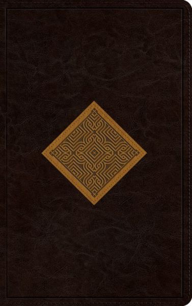 Cover for Crossway Bibles · ESV Thinline Bible (Leather Book) [Chocolate/Goldenrod Imitation] (2015)