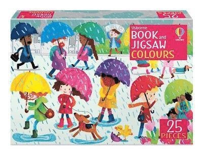 Book and Jigsaw Colours - Usborne Book and Jigsaw - Felicity Brooks - Bücher - Usborne Publishing Ltd - 9781474995740 - 25. November 2021