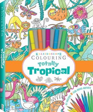 Cover for Hinkler Pty Ltd · Kaleidoscope Colouring Totally Tropical Marker Kit - Colouring Kit (Bok) (2019)