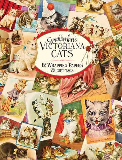 Cover for Cynthia Hart · Cynthia Hart's Victoriana Cats: 12 Wrapping Papers and Gift Tags (Pocketbok) (2023)