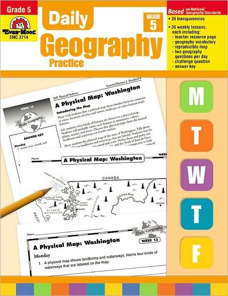 Cover for Sandi Johnson · Daily Geography Practice Grade 5: Emc 3714 (Paperback Book) (2004)