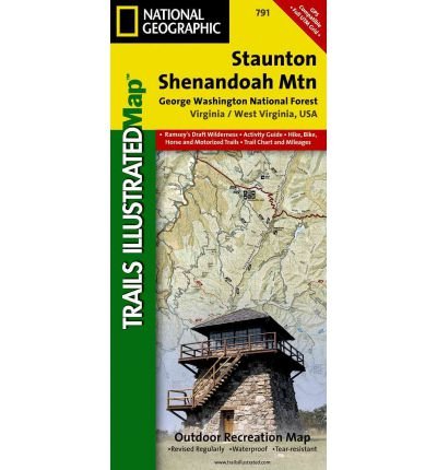 Cover for National Geographic Maps · Staunton / Shenendoah Valley, George Washington National Forest: Trails Illustrated Other Rec. Areas (Kort) (2009)