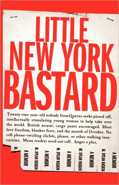 Cover for M. Dylan Raskin · Little New York Bastard: A Memoir (Pocketbok) (2003)