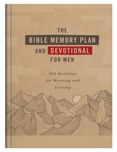 Cover for Compiled by Barbour Staff · The Bible Memory Plan and Devotional for Men (Hardcover bog) (2021)