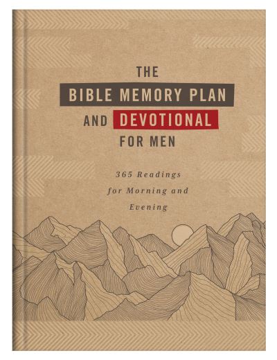 Cover for Compiled by Barbour Staff · The Bible Memory Plan and Devotional for Men (Inbunden Bok) (2021)