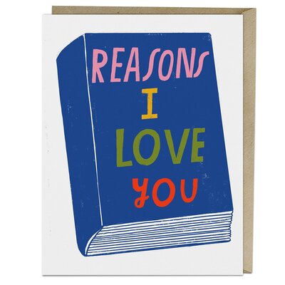 6-Pack Lisa Congdon for Em & Friends Women Reasons I Love You Card - Lisa Congdon - Other - Knock Knock - 9781642448740 - July 10, 2019