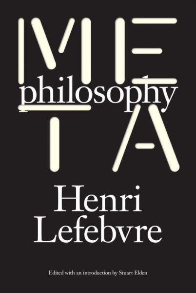 Cover for Henri Lefebvre · Metaphilosophy (Taschenbuch) (2016)