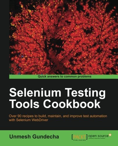 Cover for Unmesh Gundecha · Selenium Testing Tools Cookbook (Bok) (2023)