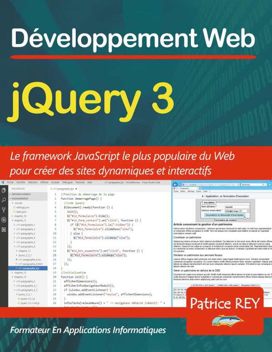 Cover for Rey · Jquery 3 Avec Visual Studio Code (Book)