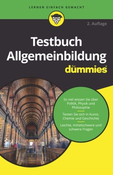 Cover for Wiley-VCH · Testbuch Allgemeinbildung fur Dummies - Fur Dummies (Paperback Book) [2. Auflage edition] (2021)