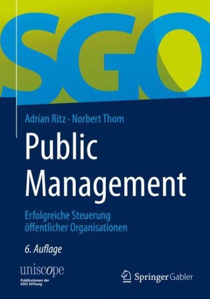 Cover for Ritz · Public Management (Book) (2020)