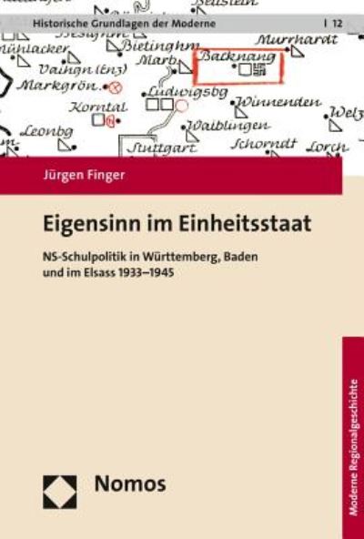 Cover for Finger · Eigensinn im Einheitsstaat (Book) (2016)