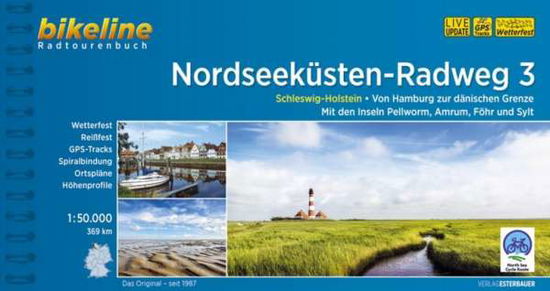 Cover for Esterbauer · Nordseeküsten-Radweg 3: Schleswig-Holstein. Von Hamburg zur dänischen Grenze. Mit den Inseln Pellworm, Amrum, Föhr, Sylt (Book) (2019)