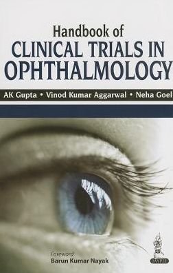 Cover for AK Gupta · Handbook of Clinical Trials in Ophthalmology (Pocketbok) [New edition] (2013)