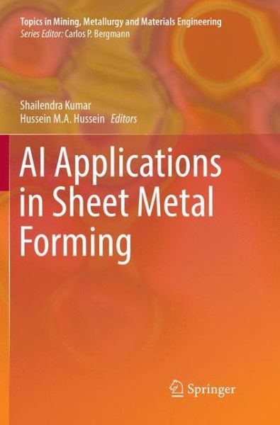 AI Applications in Sheet Metal Forming - Topics in Mining, Metallurgy and Materials Engineering - - Books - Springer Verlag, Singapore - 9789811095740 - June 16, 2018