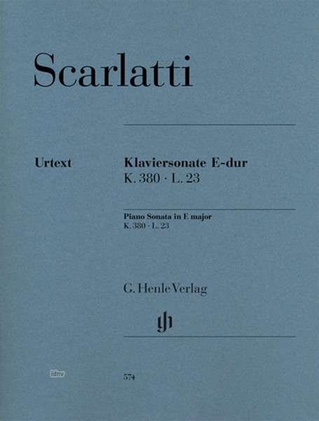 Klaviersonate E-dur K. 380 L. - Scarlatti - Bøker -  - 9790201805740 - 