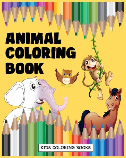 Animal Coloring Book - Jad Publishing - Kirjat - Independently Published - 9798655301740 - perjantai 19. kesäkuuta 2020