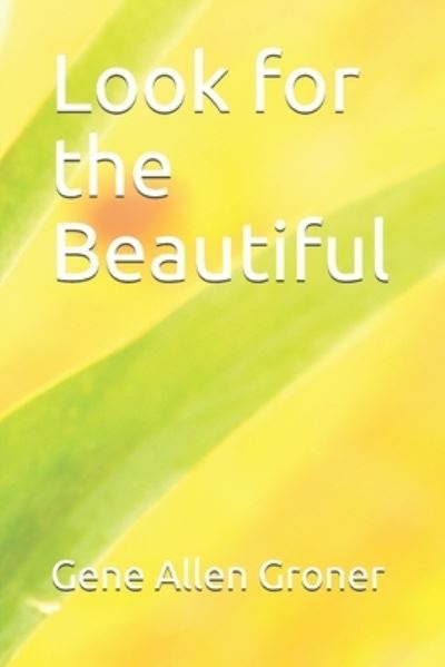 Cover for Gene Allen Groner · Look for the Beautiful (Pocketbok) (2020)