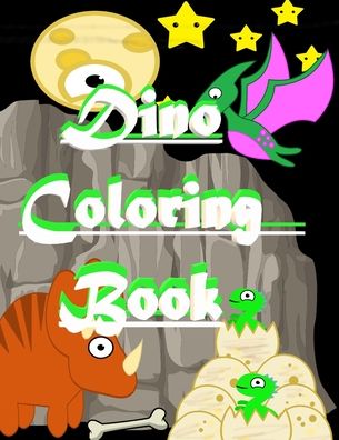 Cover for Mercedez Daniels · Dino Coloring Book (Paperback Book) (2020)