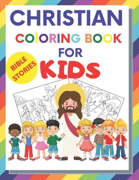 Cover for M Z Fun · Christian Coloring Book For Kids (Taschenbuch) (2021)