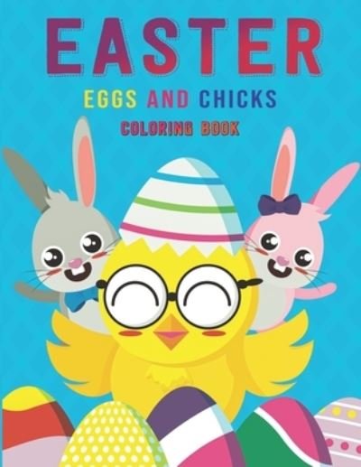 Cover for Roloc Koob · Easter Eggs and Chicks Coloring Book (Pocketbok) (2021)