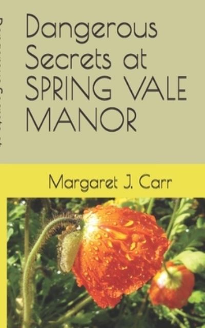 Cover for Margaret J Carr · Dangerous Secrets at SPRING VALE MANOR - Dangerous Secrets (Paperback Book) (2021)