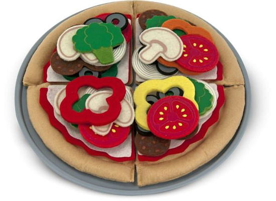 Felt Food Pizza Set - Melissa & Doug - Książki - Melissa & Doug - 0000772039741 - 22 sierpnia 2013