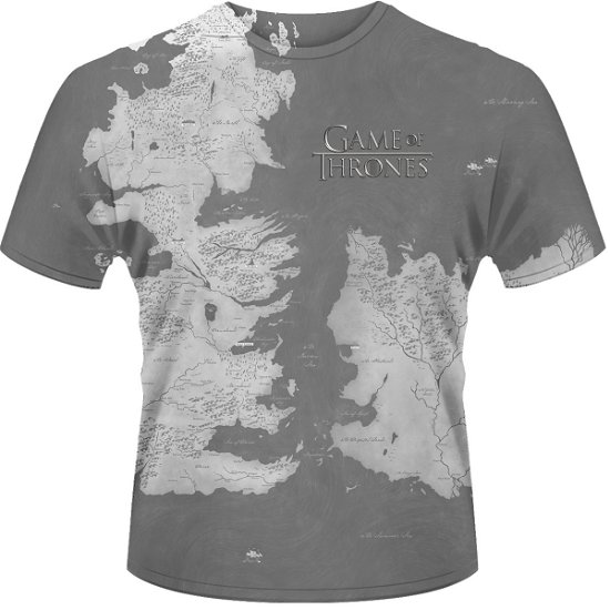 Game Of Thrones: Westeros Dye Sub Print (T-Shirt Unisex Tg. XL) - Game of Thrones - Other - PHDM - 0803341474741 - June 29, 2015