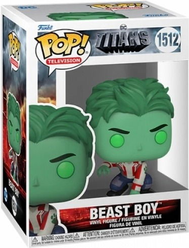 Funko Pop Television Dc Titans S1 Beast Boy - Funko Pop Television - Produtos - Funko - 0889698758741 - 7 de maio de 2024