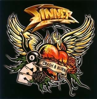 Cover for Sinner · Crash &amp; Burn (CD) (2008)
