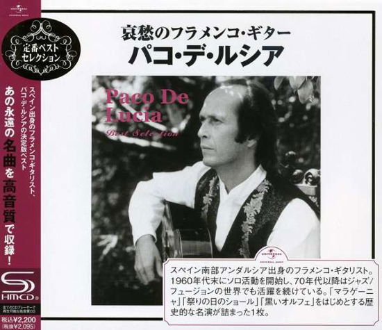 Cover for Paco De Lucia · Best Selection (CD) [Japan Import edition] (2009)
