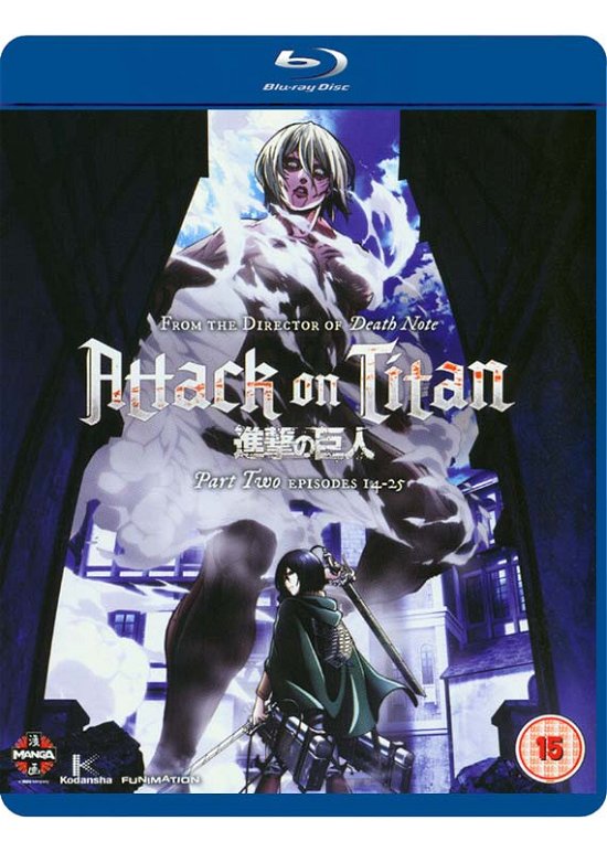 Attack on Titan Part 2 (Episodes 14-25) / UK Version - Special Interest - Movies - MANGA ENTERTAINMENT - 5022366352741 - February 18, 2019