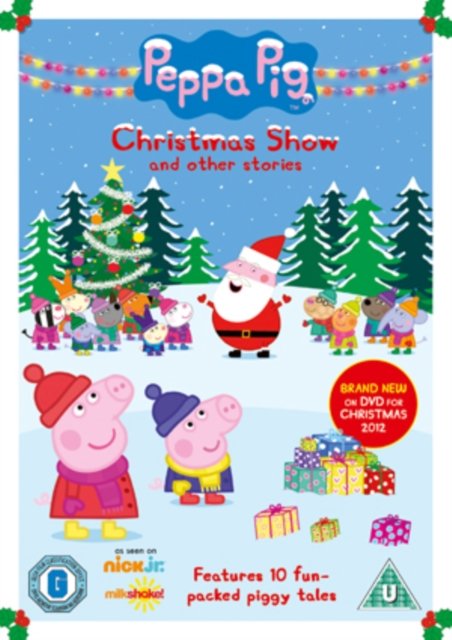 Cover for Peppa Pig - Christmas Show · Peppa Pig - Christmas Show And Other Stories (DVD) (2012)