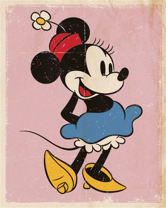 DISNEY - Mini Poster 40X50 - Minnie Mouse Retro - Poster - Mini - Fanituote - Pyramid Posters - 5050574505741 - tiistai 1. lokakuuta 2019
