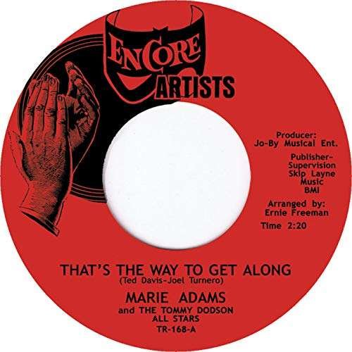 Cover for Marie Adams · That's the Way to Get Along (7&quot;) (2014)