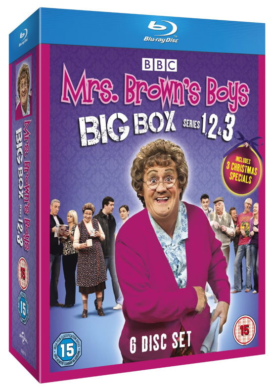 Cover for Mrs Brown's Boys · Mrs Browns Boys Series 1 to 3 Complete Collection (Blu-Ray) (2013)