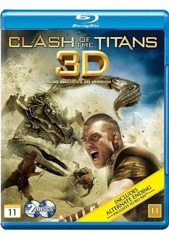 Cover for Clash of the Titans - Titanernes kamp (2010) [BLU-RAY 3D] (DVD) (2024)