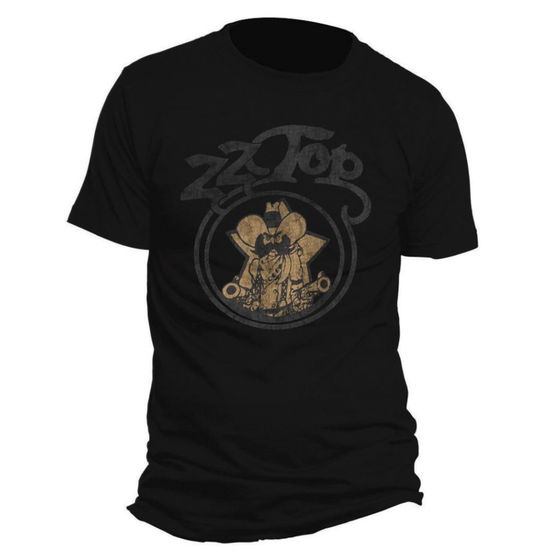 ZZ Top Unisex T-Shirt: Outlaw Village - ZZ Top - Produtos - ROFF - 5055295359741 - 14 de julho de 2014