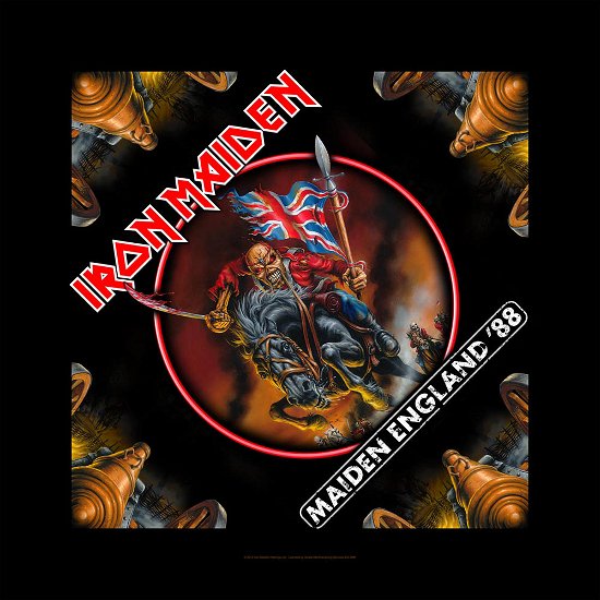 Cover for Iron Maiden · Iron Maiden Unisex Bandana: Maiden England (MERCH) [Black - Unisex edition]