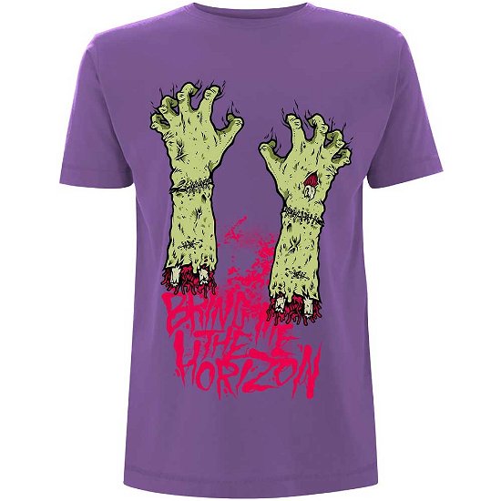 Bring Me The Horizon Unisex T-Shirt: Zombie Hands - Bring Me The Horizon - Koopwaar -  - 5056187758741 - 