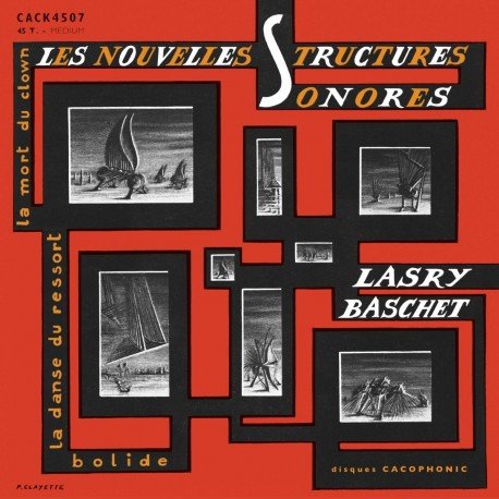 Cover for Lasry-baschet · Les Nouvelles Structures Sonores Lasry-baschet (7&quot;)