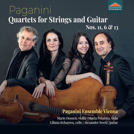 Paganini: Quartets For Strings and Guitar Nos. 11, 6 & 13 - Paganini Ensemble Vienna - Música - DYNAMIC - 8007144079741 - 17 de maio de 2024
