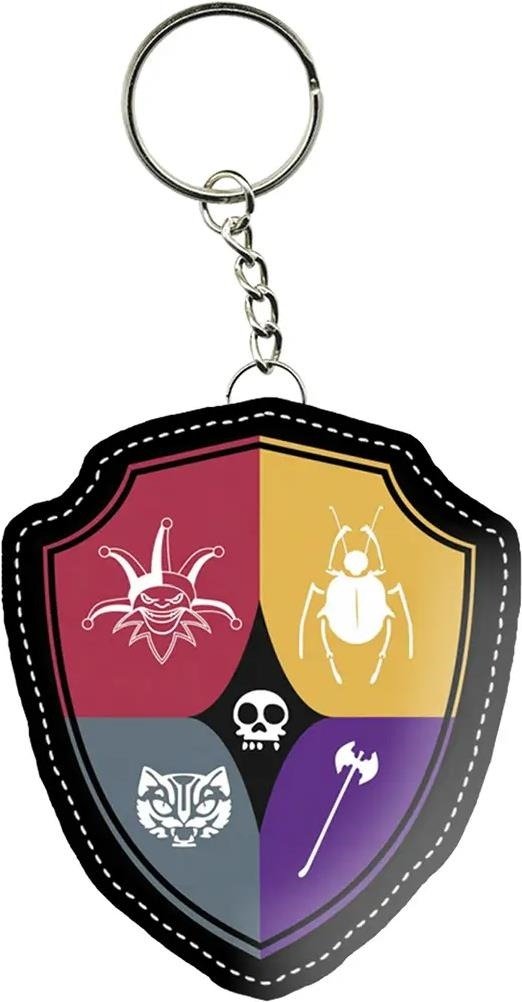 Cover for Wednesday · WEDNESDAY - Icons Crest - Rubber Keychain (Legetøj)
