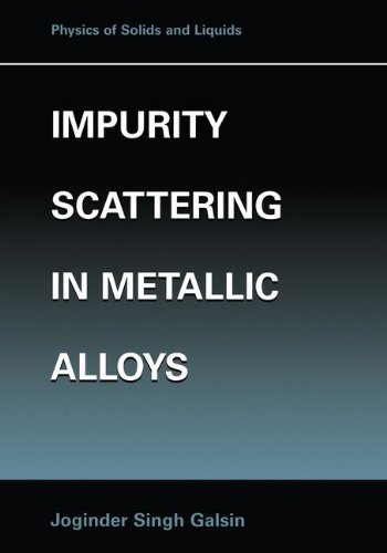 Cover for Joginder Singh Galsin · Impurity Scattering in Metallic Alloys (Physics of Solids and Liquids) (Gebundenes Buch) (2001)