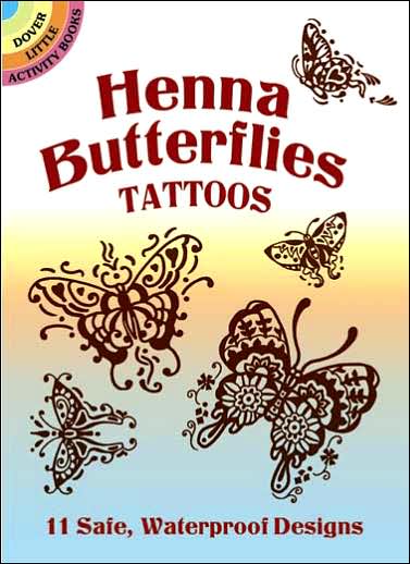 Cover for Anna Pomaska · Henna Butterflies Tattoos - Little Activity Books (MERCH) (2005)