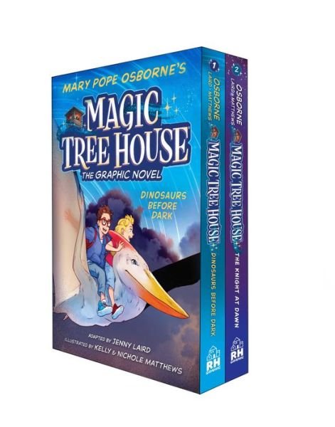 Cover for Mary Pope Osborne · Magic Tree House Graphic Novels 1-2 Boxed Set - Magic Tree House (Hardcover Book) (2021)
