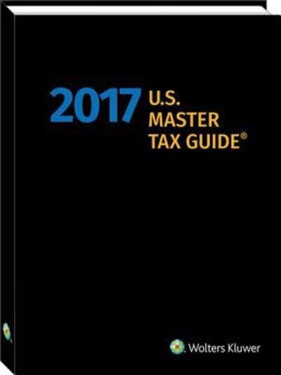 Cover for CCH Tax Law Editors · U.S. Master Tax Guide--Hardbound Edition (Gebundenes Buch) (2016)