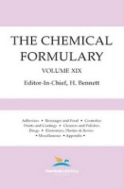 Cover for H Bennett · The Chemical Formulary, Volume 19: Volume 19 (Paperback Book) (1976)