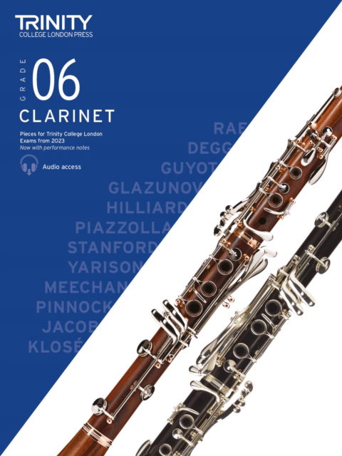 Cover for Trinity College London · Trinity College London Clarinet Exam Pieces from 2023: Grade 6 (Sheet music) (2022)