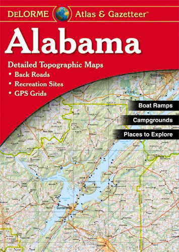 Cover for Delorme · Alabama Atlas and Gazetteer (Alabama Atlas &amp; Gazetteer) (Map) [4th edition] (2010)